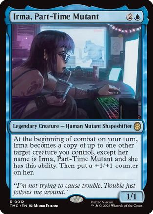 Image of Irma, Part-Time Mutant (TMC-012) - Commander: Teenage Mutant Ninja Turtles Foil