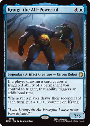 Image of Krang, the All-Powerful (TMC-013) - Commander: Teenage Mutant Ninja Turtles