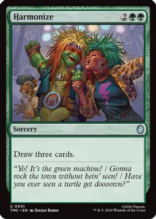 Image of Harmonize (TMC-051) - Commander: Teenage Mutant Ninja Turtles Foil