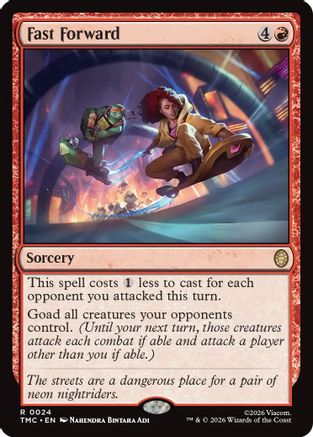 Image of Fast Forward (TMC-024) - Commander: Teenage Mutant Ninja Turtles Foil