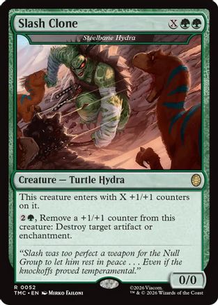Image of Slash Clone - Steelbane Hydra (TMC-052) - Commander: Teenage Mutant Ninja Turtles