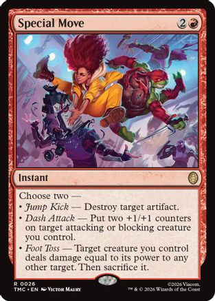 Image of Special Move (TMC-026) - Commander: Teenage Mutant Ninja Turtles