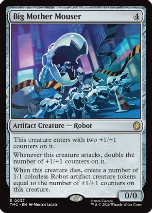 Image of Big Mother Mouser (TMC-037) - Commander: Teenage Mutant Ninja Turtles Foil