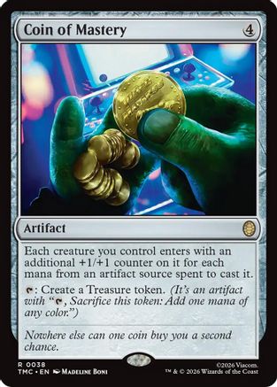 Image of Coin of Mastery (TMC-038) - Commander: Teenage Mutant Ninja Turtles Foil