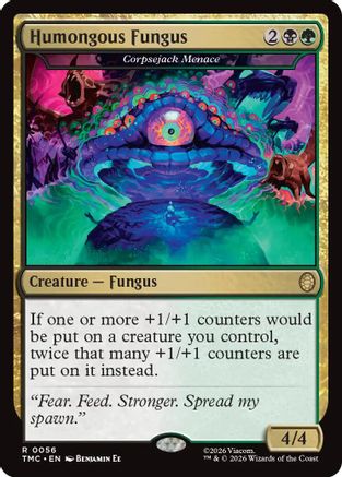 Image of Humongous Fungus - Corpsejack Menace (TMC-056) - Commander: Teenage Mutant Ninja Turtles Foil