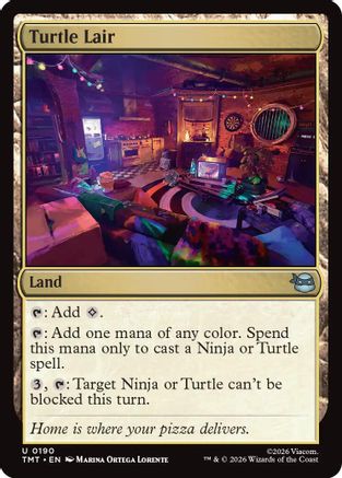 Image of Turtle Lair (TMT-190) - Teenage Mutant Ninja Turtles Foil