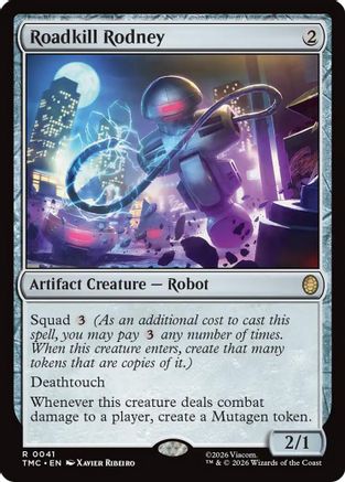 Image of Roadkill Rodney (TMC-041) - Commander: Teenage Mutant Ninja Turtles Foil