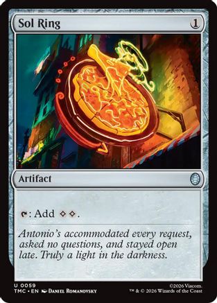 Image of Sol Ring (TMC-059) - Commander: Teenage Mutant Ninja Turtles Foil