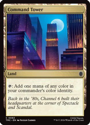 Image of Command Tower (TMC-063) - Commander: Teenage Mutant Ninja Turtles Foil