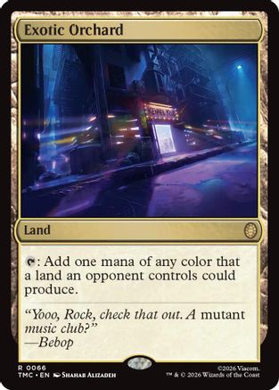 Image of Exotic Orchard (TMC-066) - Commander: Teenage Mutant Ninja Turtles Foil