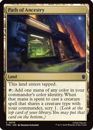 Image of Path of Ancestry (TMC-070) - Commander: Teenage Mutant Ninja Turtles Foil