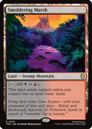 Image of Smoldering Marsh (TMC-073) - Commander: Teenage Mutant Ninja Turtles