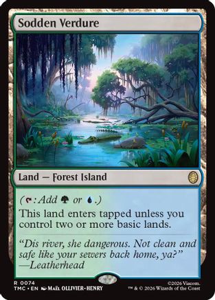 Image of Sodden Verdure (TMC-074) - Commander: Teenage Mutant Ninja Turtles