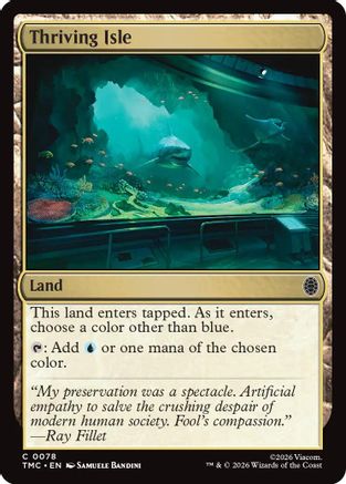 Image of Thriving Isle (TMC-078) - Commander: Teenage Mutant Ninja Turtles Foil