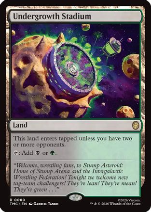Image of Undergrowth Stadium (TMC-080) - Commander: Teenage Mutant Ninja Turtles Foil