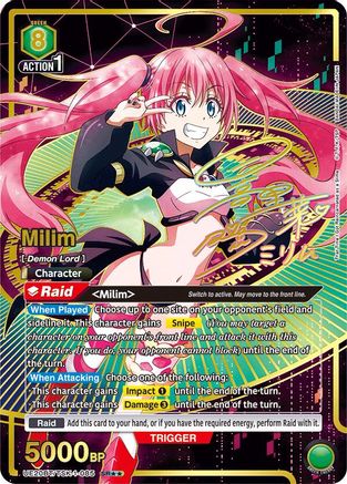 Image of Milim (SR**) (UE20BT/TSK-1-085) - UE20BT That Time I Got Reincarnated as a Slime Foil