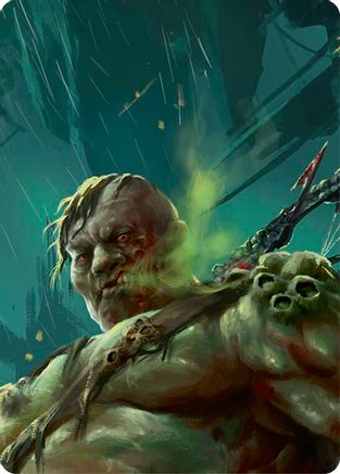 Image of Riptide, Lurker of the Deep // Gravy Bones, Shipwrecked Looter Double Sided Art Card (Top Left) - GEM Pack 2