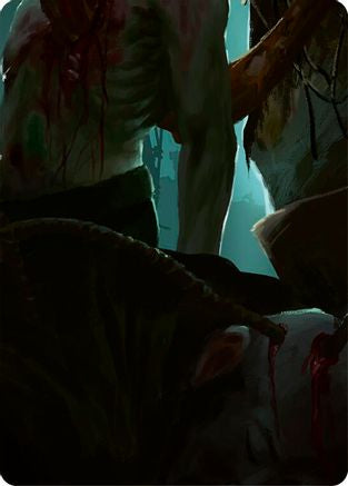 Image of Riptide, Lurker of the Deep // Gravy Bones, Shipwrecked Looter Double Sided Art Card (Bottom Right) - GEM Pack 2