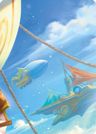 Image of Puffin, Full Steam Ahead // Marlynn, Treasure Hunter Double Sided Art Card (Middle Right) - GEM Pack 2