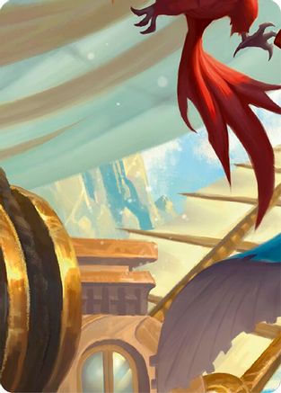 Image of Puffin, Full Steam Ahead // Marlynn, Treasure Hunter Double Sided Art Card (Middle Left) - GEM Pack 2