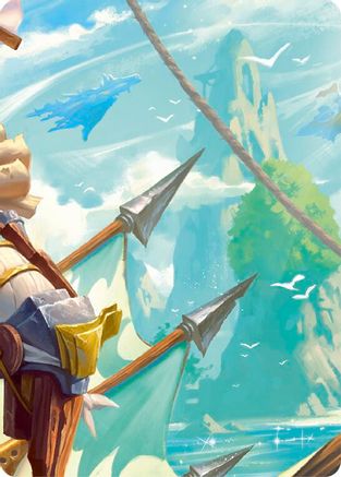 Image of Puffin, Full Steam Ahead // Marlynn, Treasure Hunter Double Sided Art Card (Bottom Right) - GEM Pack 2