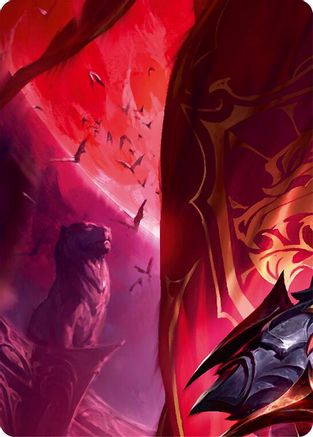 Image of Lyath Goldmane, Vile Savant // Pleiades, Superstar Double Sided Art Card (Top Right) - GEM Pack 3