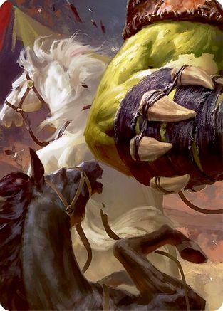 Image of Tuffnut, Bumbling Hulkster // Kayo, Underhanded Cheat Double Sided Art Card (Middle Right) - GEM Pack 3