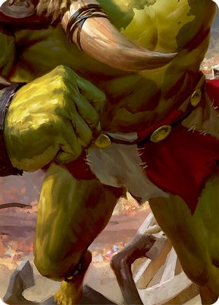 Image of Tuffnut, Bumbling Hulkster // Kayo, Underhanded Cheat Double Sided Art Card (Middle Left) - GEM Pack 3