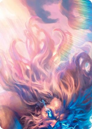 Image of Enlightened Strike // Shelter from the Storm Double Sided Art Card (Top Left) - GEM Pack 4