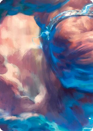 Image of Enlightened Strike // Shelter from the Storm Double Sided Art Card (Middle Right) - GEM Pack 4