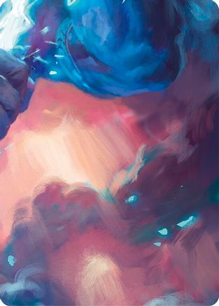 Image of Enlightened Strike // Shelter from the Storm Double Sided Art Card (Middle Center) - GEM Pack 4