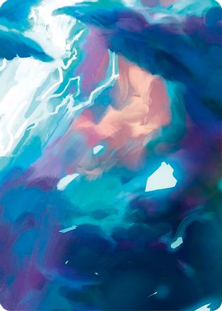 Image of Enlightened Strike // Shelter from the Storm Double Sided Art Card (Bottom Left) - GEM Pack 4