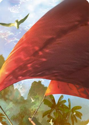 Image of Treasure Island // High Seas Map Doubled Sided Art Card (Top Center) - High Seas
