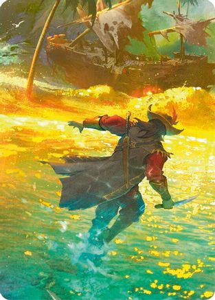 Image of Treasure Island // High Seas Map Doubled Sided Art Card (Middle Right) - High Seas