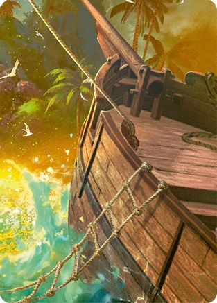 Image of Treasure Island // High Seas Map Doubled Sided Art Card (Middle Center) - High Seas