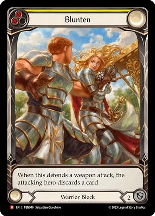Image of Blunten (Yellow) (Extended Art) (PEN049) - Compendium of Rathe Rainbow Foil