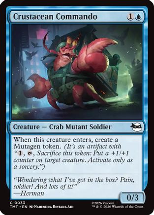 Image of Crustacean Commando (TMT-033) - Teenage Mutant Ninja Turtles