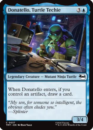 Image of Donatello, Turtle Techie (TMT-037) - Teenage Mutant Ninja Turtles