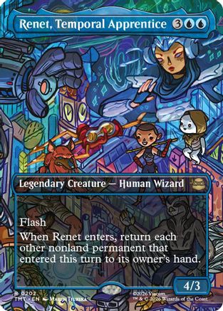 Image of Renet, Temporal Apprentice (Borderless) (TMT-202) - Teenage Mutant Ninja Turtles