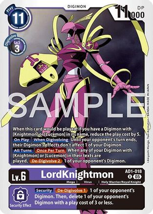 Image of LordKnightmon - AD1-018 (AD1-018) - Advanced Booster Digimon Generation Foil