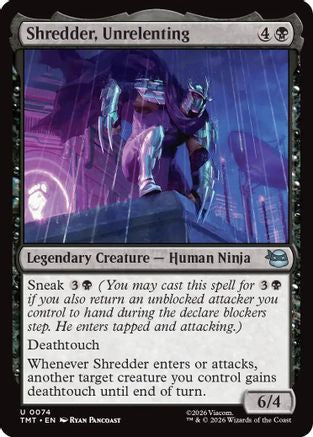 Image of Shredder, Unrelenting (TMT-074) - Teenage Mutant Ninja Turtles Foil