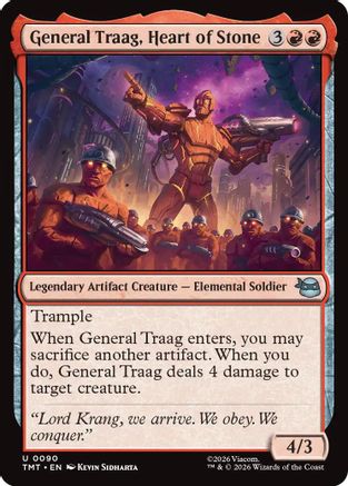 Image of General Traag, Heart of Stone (TMT-090) - Teenage Mutant Ninja Turtles