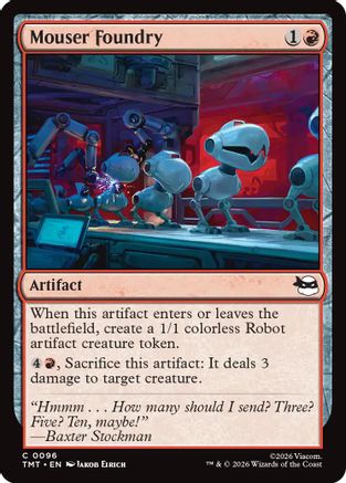 Image of Mouser Foundry (TMT-096) - Teenage Mutant Ninja Turtles Foil