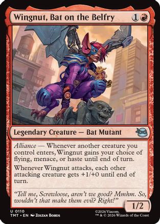 Image of Wingnut, Bat on the Belfry (TMT-110) - Teenage Mutant Ninja Turtles