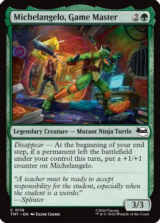 Image of Michelangelo, Game Master (TMT-118) - Teenage Mutant Ninja Turtles