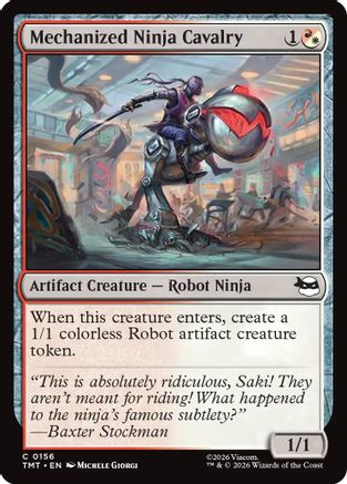 Image of Mechanized Ninja Cavalry (TMT-156) - Teenage Mutant Ninja Turtles