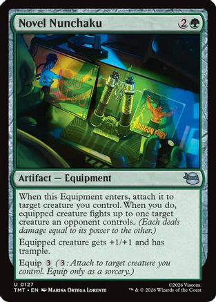Image of Novel Nunchaku (TMT-127) - Teenage Mutant Ninja Turtles Foil