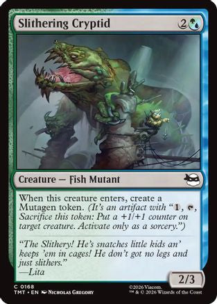 Image of Slithering Cryptid (TMT-168) - Teenage Mutant Ninja Turtles