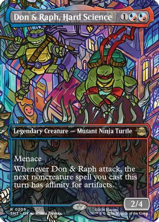 Image of Don & Raph, Hard Science (Borderless) (TMT-205) - Teenage Mutant Ninja Turtles