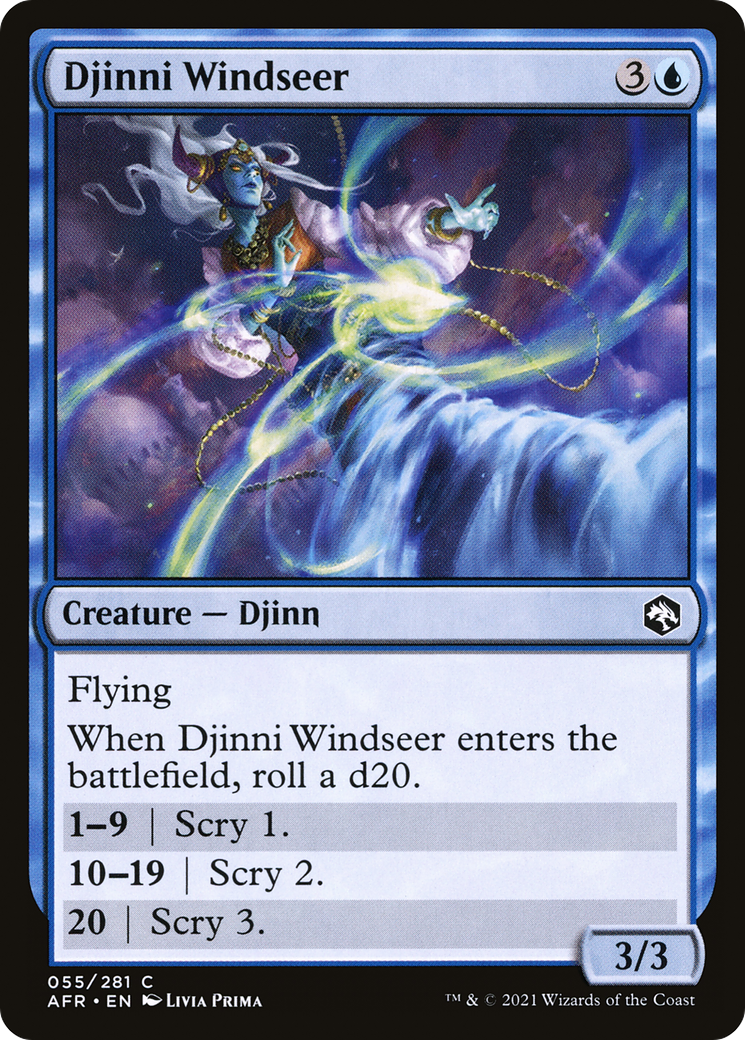 Image of Djinni Windseer [Dungeons & Dragons: Adventures in the Forgotten Realms]